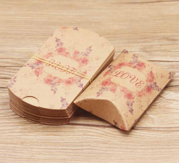 Kraft Pillow Boxes - Image 2