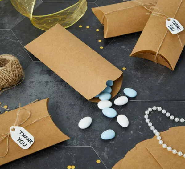 Kraft Pillow Boxes - Image 4